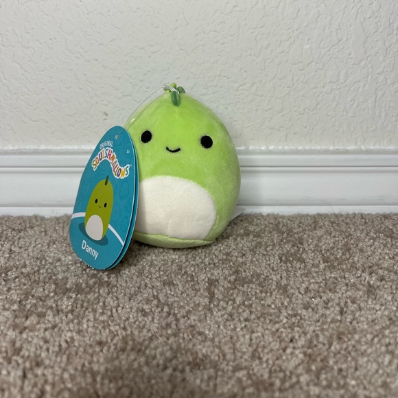 New Danny the Dinosaur Clip Squishmallow - Picture 4 of 6